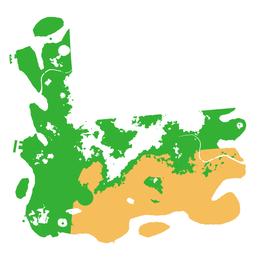 Biome Rust Map: Procedural Map, Size: 4250, Seed: 666350