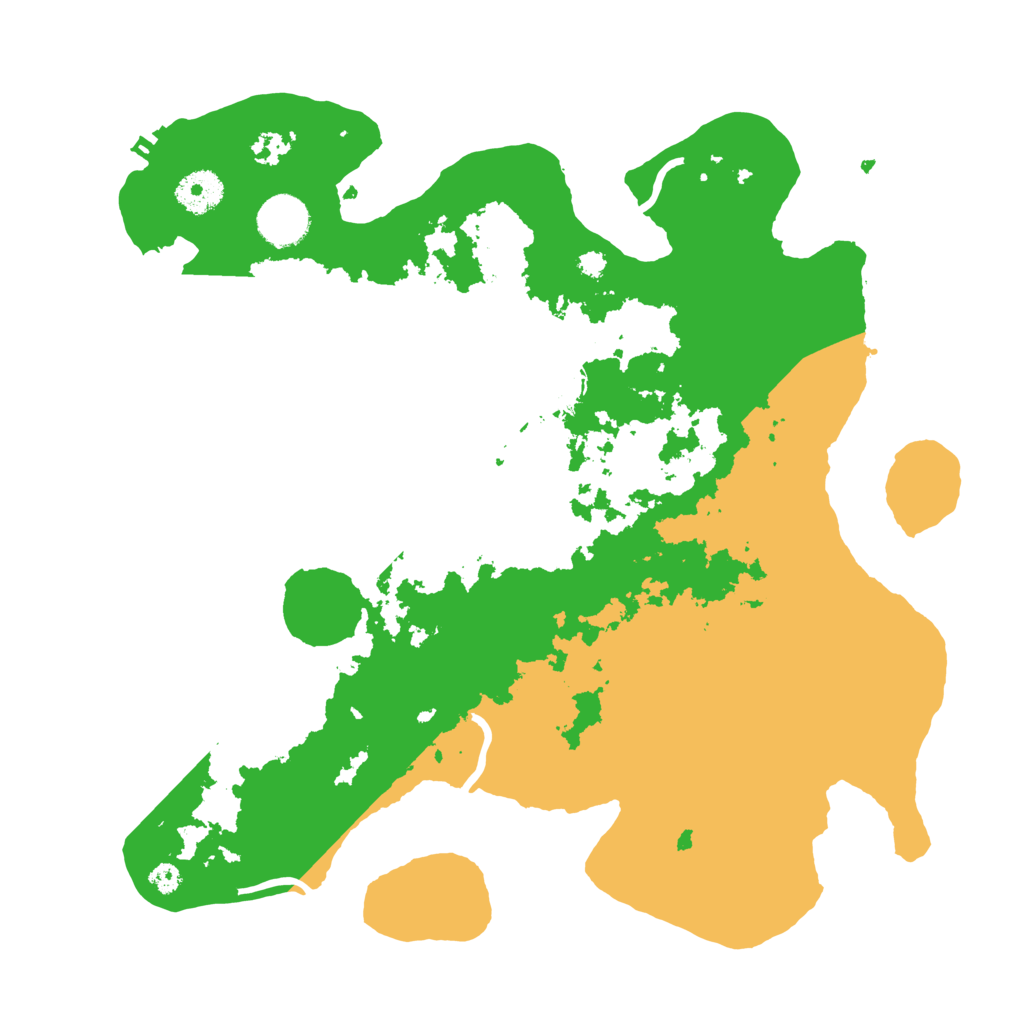 Biome Rust Map: Procedural Map, Size: 3500, Seed: 582701545