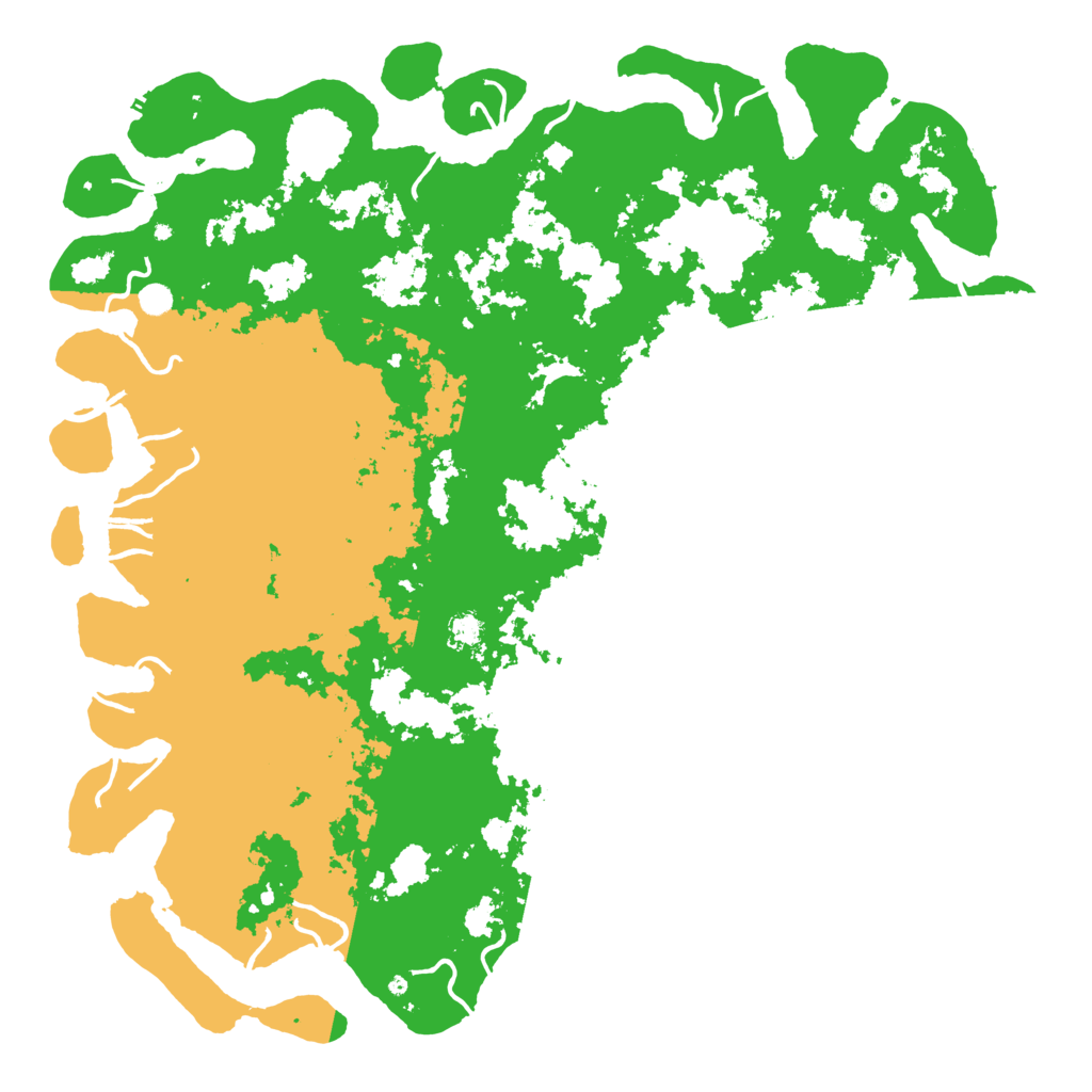 Biome Rust Map: Procedural Map, Size: 6000, Seed: 111732511