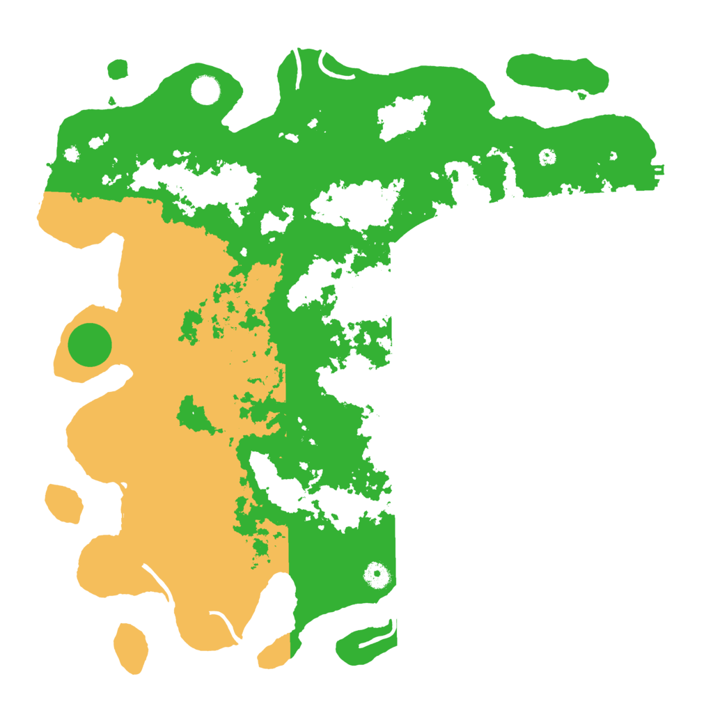 Biome Rust Map: Procedural Map, Size: 4300, Seed: 381208603