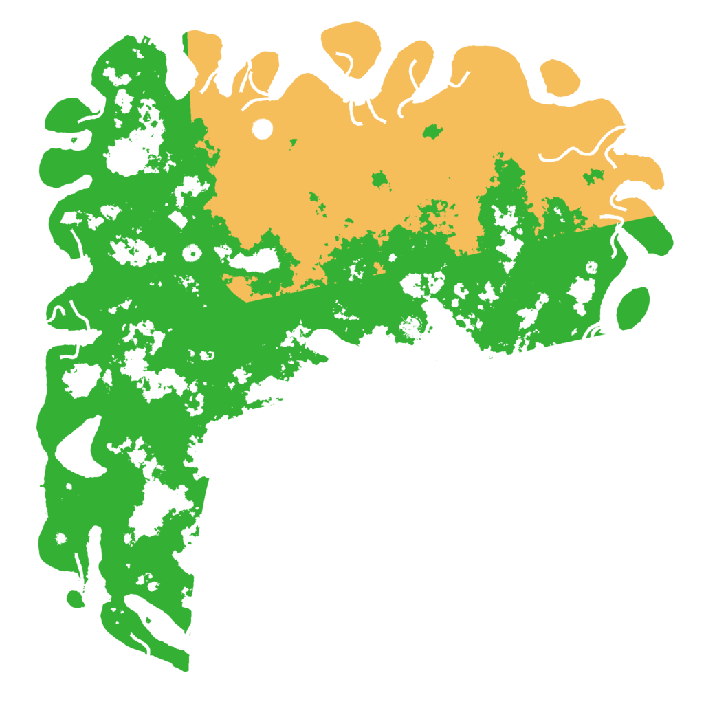 Biome Rust Map: Procedural Map, Size: 6000, Seed: 159451510