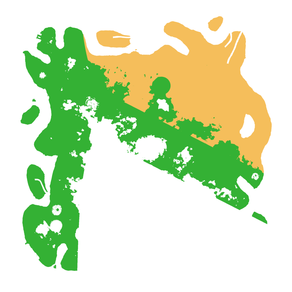 Biome Rust Map: Procedural Map, Size: 4300, Seed: 955551