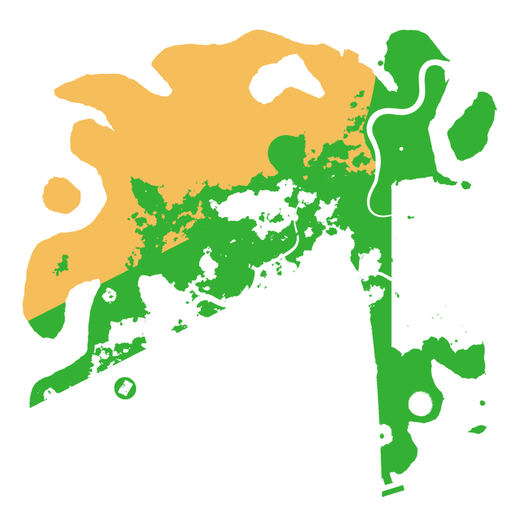 Biome Rust Map: Procedural Map, Size: 3850, Seed: 1611196536