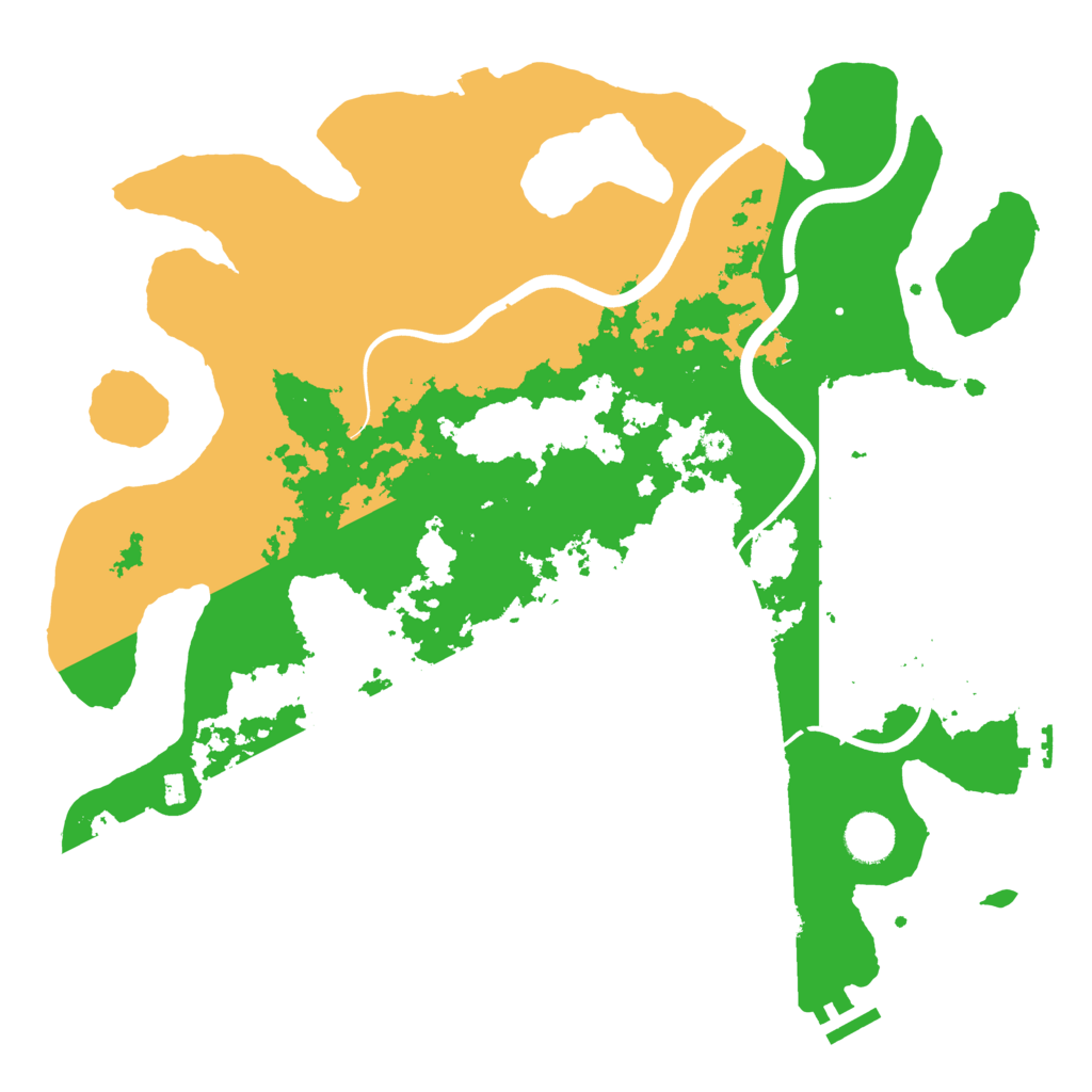 Biome Rust Map: Procedural Map, Size: 3850, Seed: 1611196536