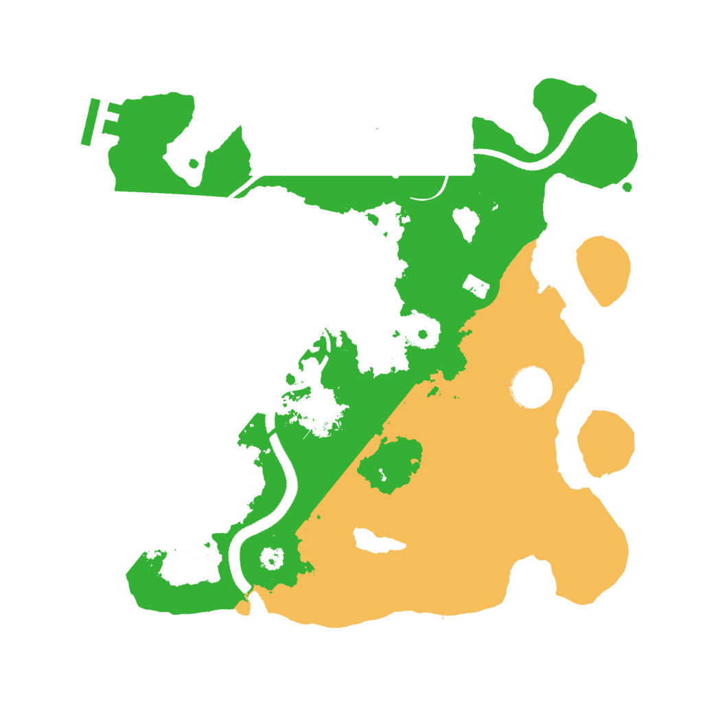 Biome Rust Map: Procedural Map, Size: 3000, Seed: 458