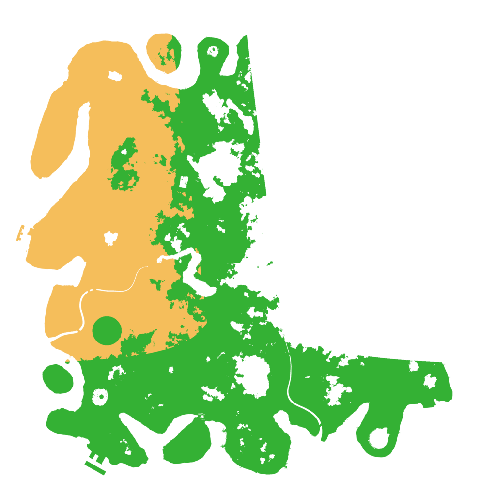 Biome Rust Map: Procedural Map, Size: 4500, Seed: 611107978