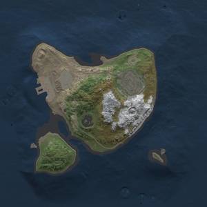 Thumbnail Rust Map: Procedural Map, Size: 1750, Seed: 4, 7 Monuments