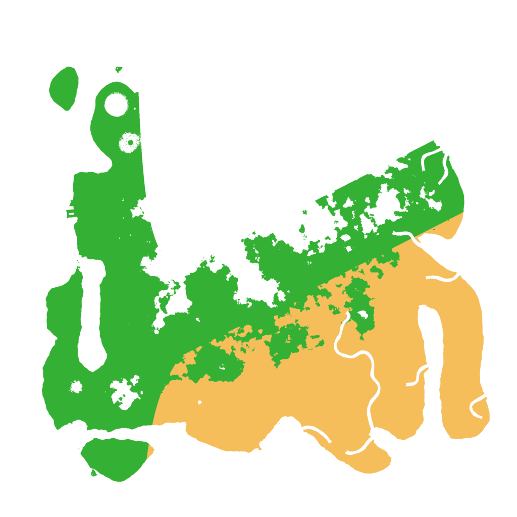 Biome Rust Map: Procedural Map, Size: 3900, Seed: 335299