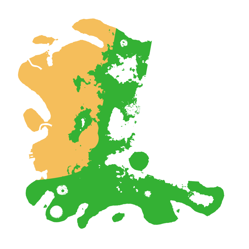 Biome Rust Map: Procedural Map, Size: 3550, Seed: 83456