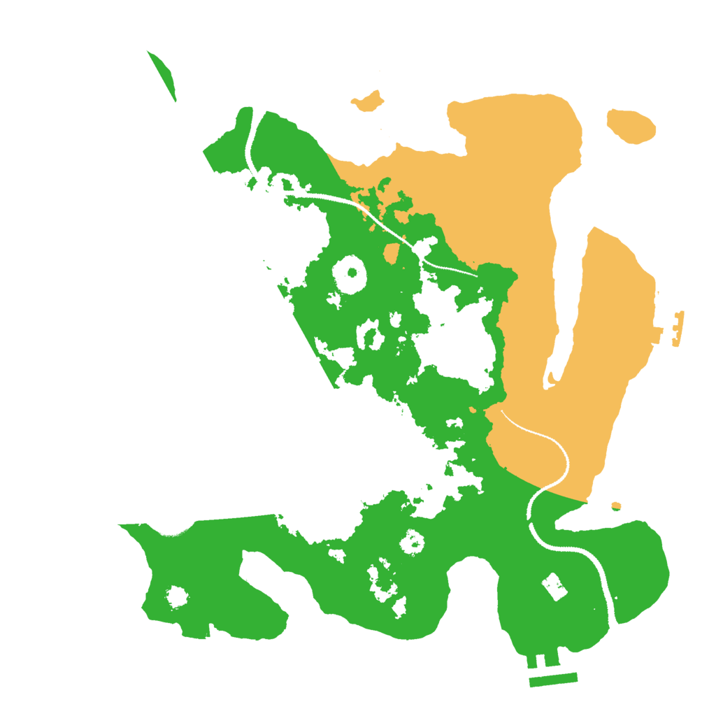 Biome Rust Map: Procedural Map, Size: 3000, Seed: 248991883