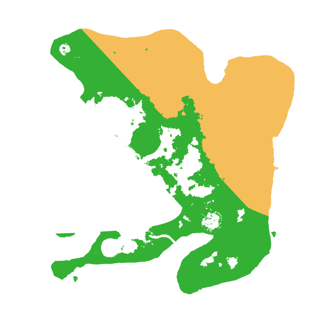 Biome Rust Map: Procedural Map, Size: 3000, Seed: 110621