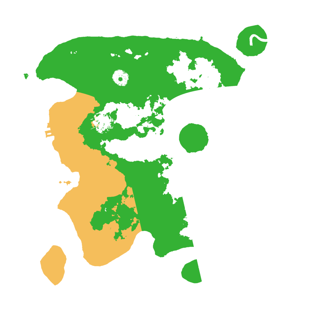 Biome Rust Map: Procedural Map, Size: 3000, Seed: 3409570