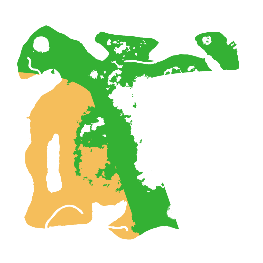 Biome Rust Map: Procedural Map, Size: 3000, Seed: 630917466