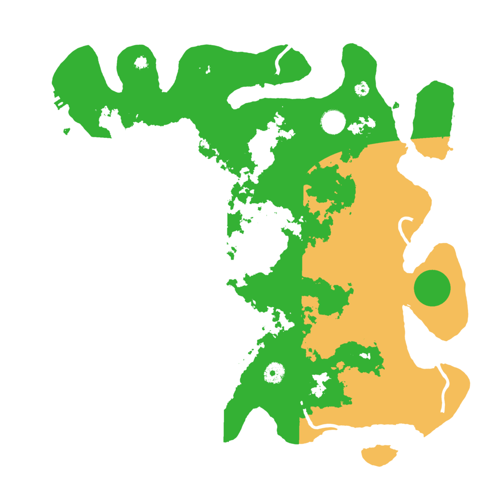 Biome Rust Map: Procedural Map, Size: 3650, Seed: 230516