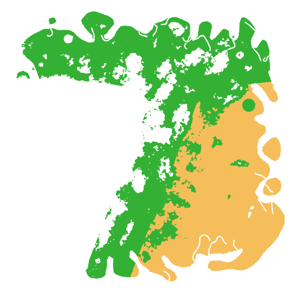 Biome Rust Map: Procedural Map, Size: 6000, Seed: 66