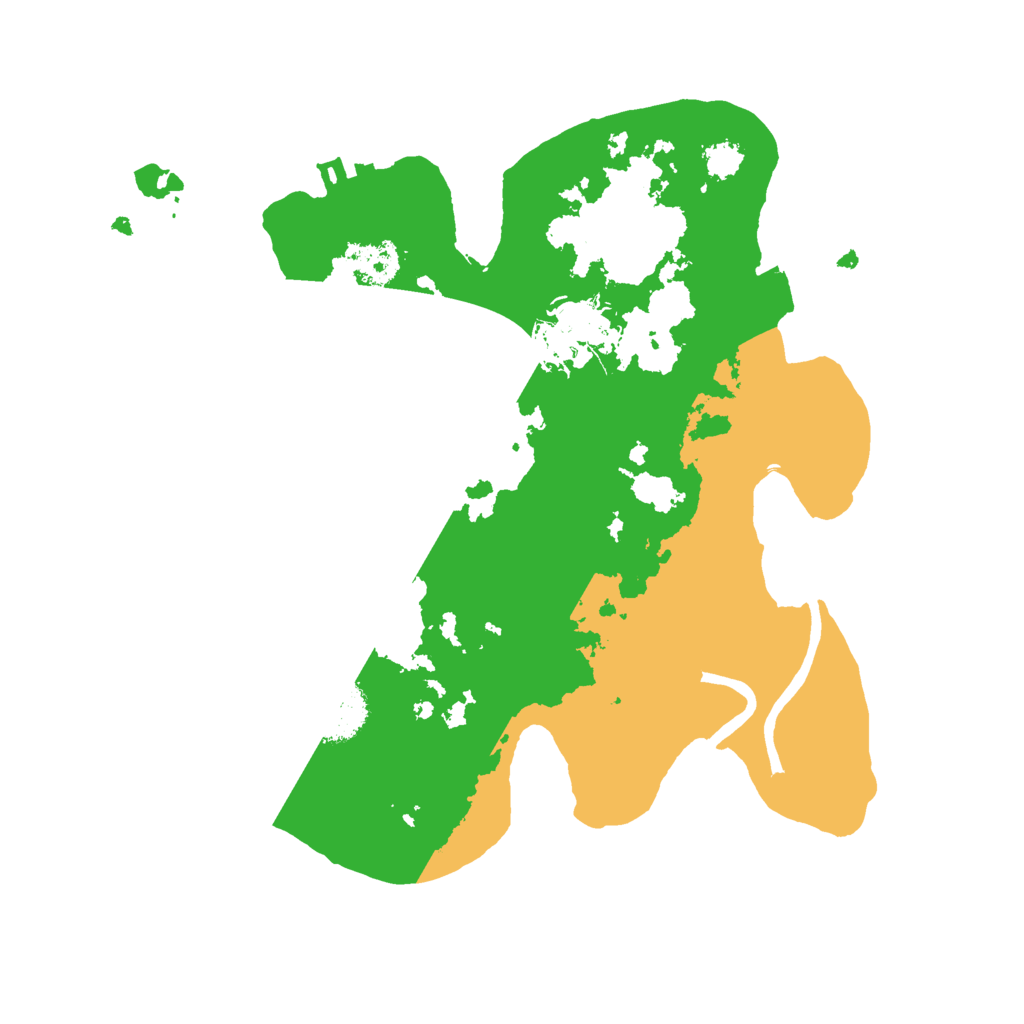 Biome Rust Map: Procedural Map, Size: 2500, Seed: 423678