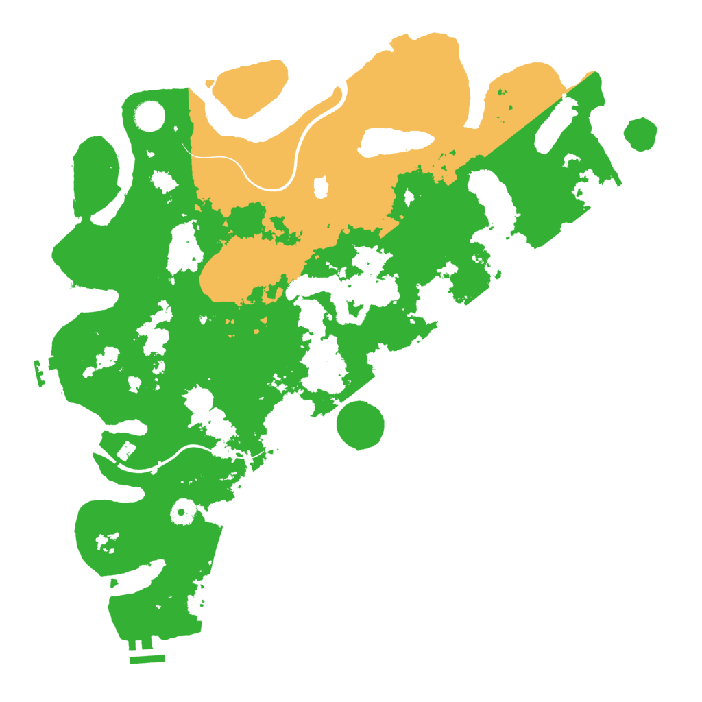 Biome Rust Map: Procedural Map, Size: 4000, Seed: 1224533