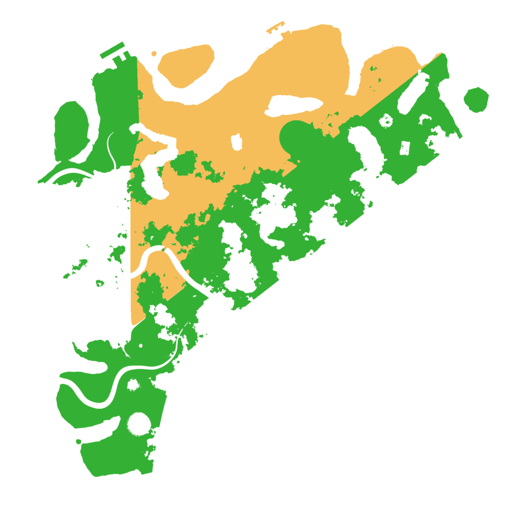 Biome Rust Map: Procedural Map, Size: 4000, Seed: 1224533