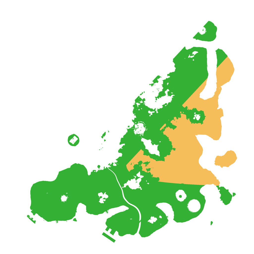 Biome Rust Map: Procedural Map, Size: 3500, Seed: 1441227215