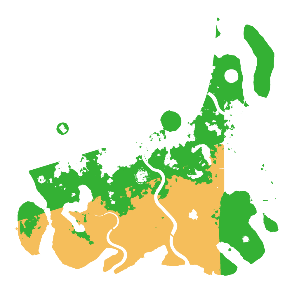 Biome Rust Map: Procedural Map, Size: 4000, Seed: 987345