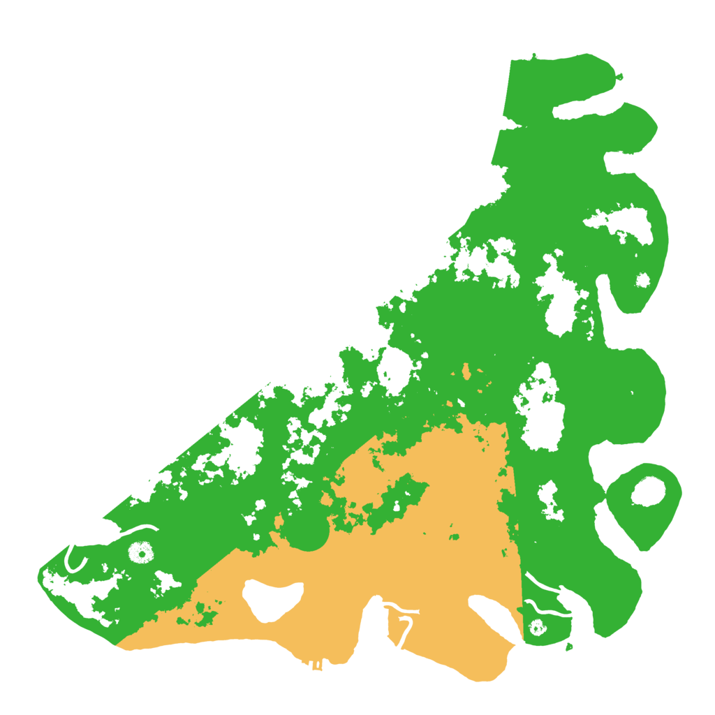 Biome Rust Map: Procedural Map, Size: 4500, Seed: 6230591