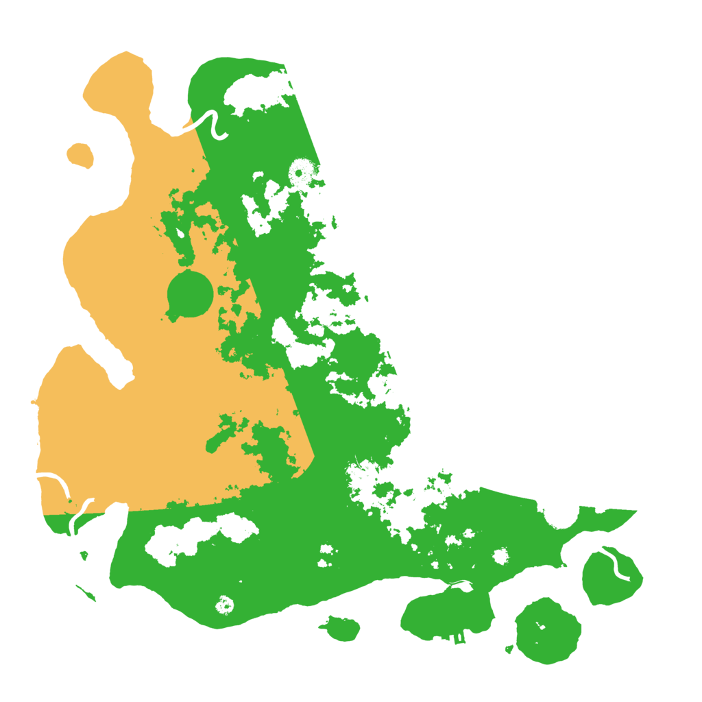 Biome Rust Map: Procedural Map, Size: 4000, Seed: 948675