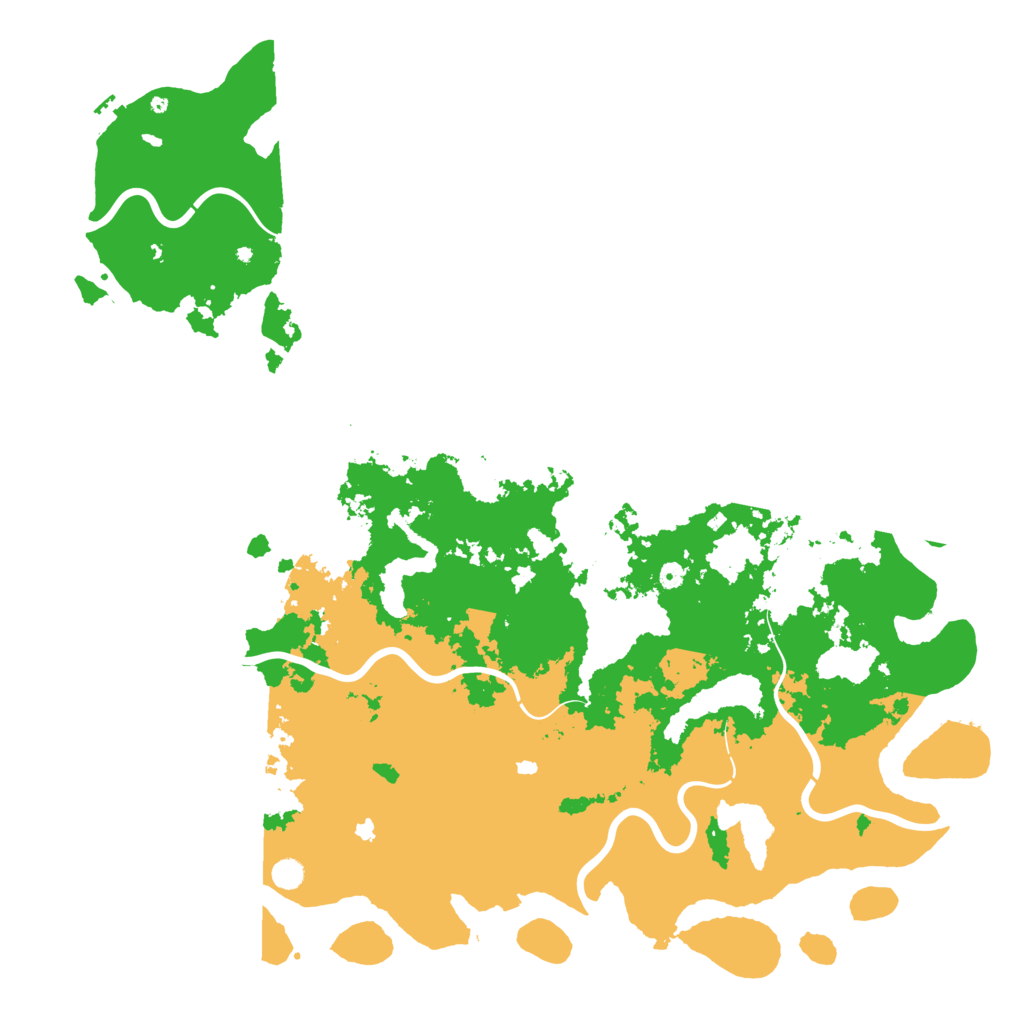 Biome Rust Map: Procedural Map, Size: 6000, Seed: 382524235