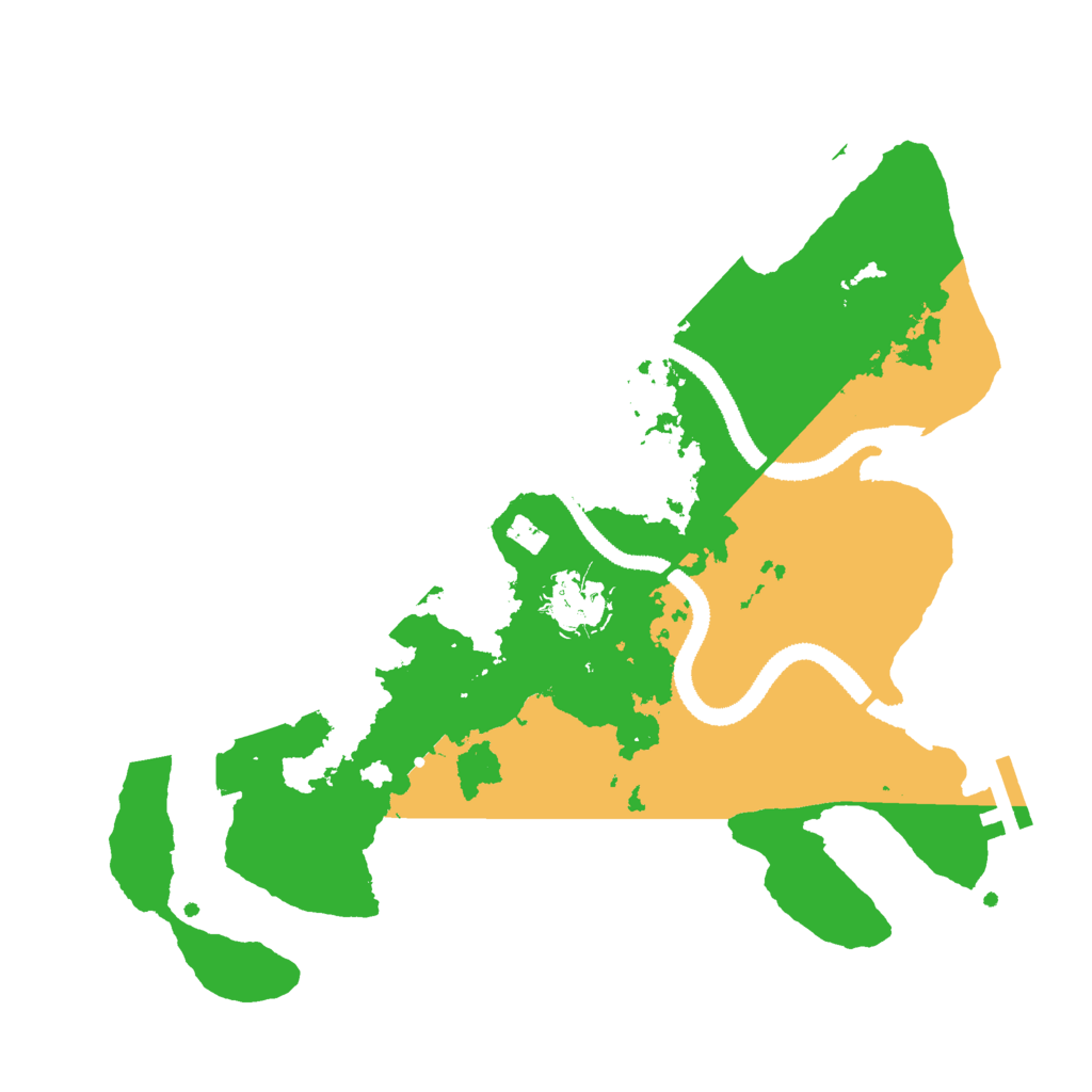 Biome Rust Map: Procedural Map, Size: 3000, Seed: 759631491