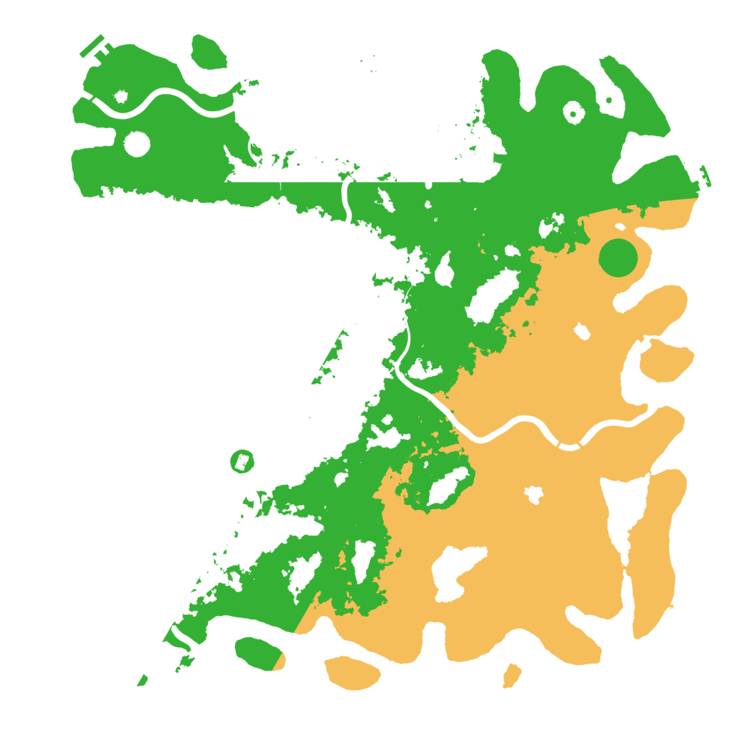 Biome Rust Map: Procedural Map, Size: 5000, Seed: 985654