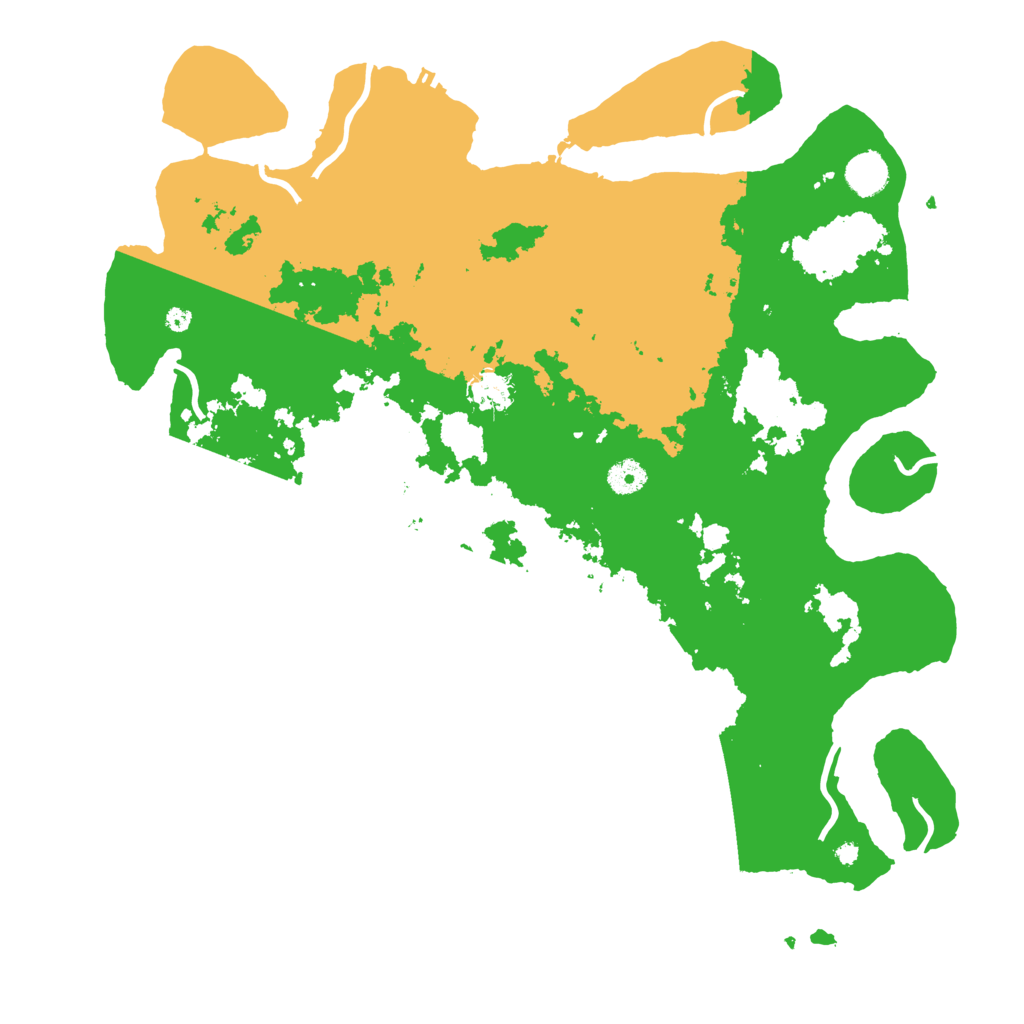 Biome Rust Map: Procedural Map, Size: 4250, Seed: 421434551