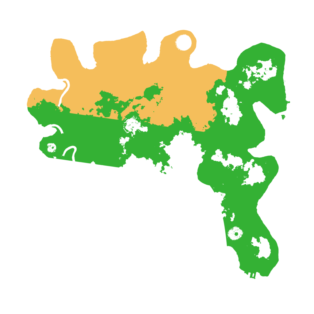 Biome Rust Map: Procedural Map, Size: 3500, Seed: 24009838