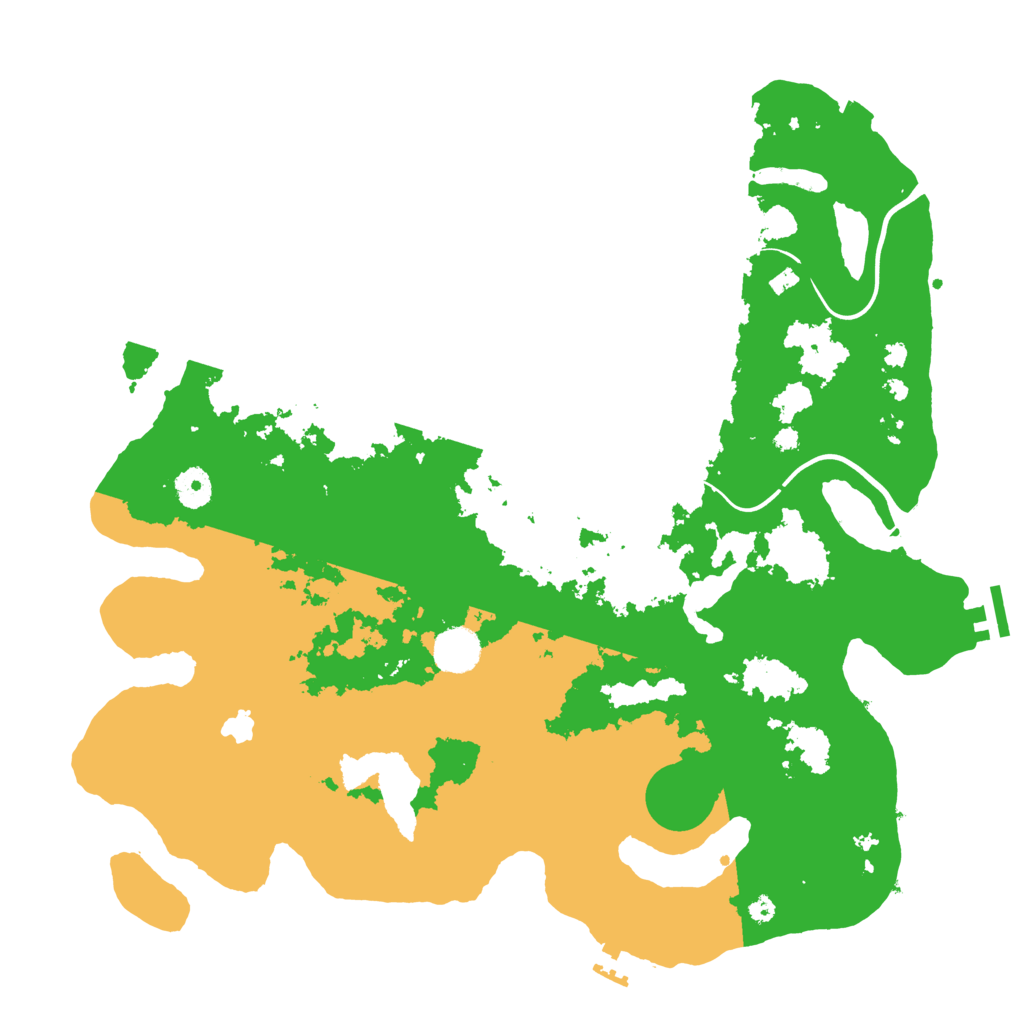 Biome Rust Map: Procedural Map, Size: 4000, Seed: 1250934988