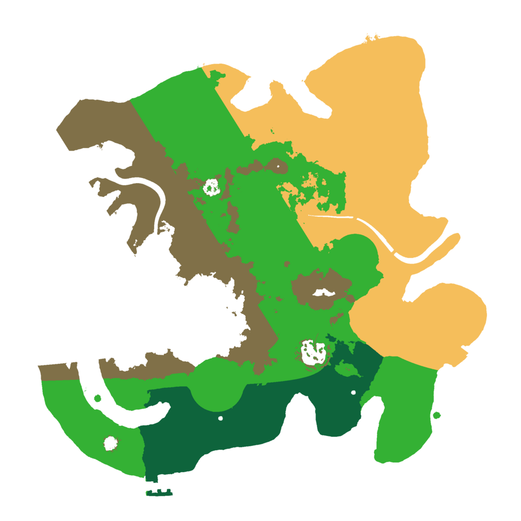 Biome Rust Map: Procedural Map, Size: 3000, Seed: 1972550770