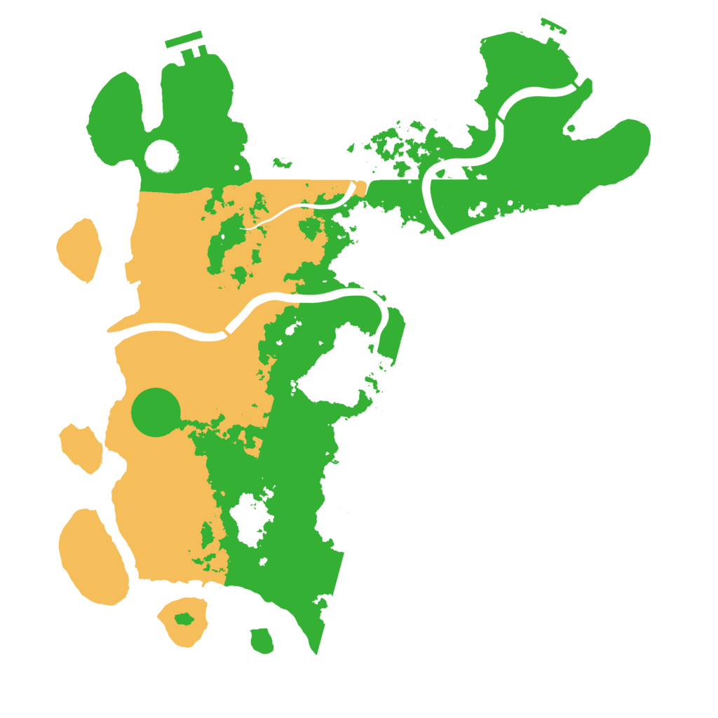 Biome Rust Map: Procedural Map, Size: 3850, Seed: 239102090