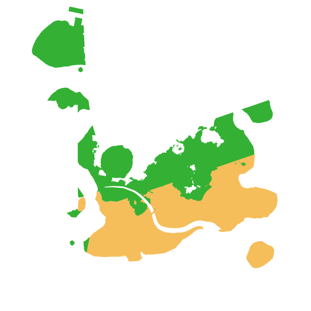 Biome Rust Map: Procedural Map, Size: 2600, Seed: 65