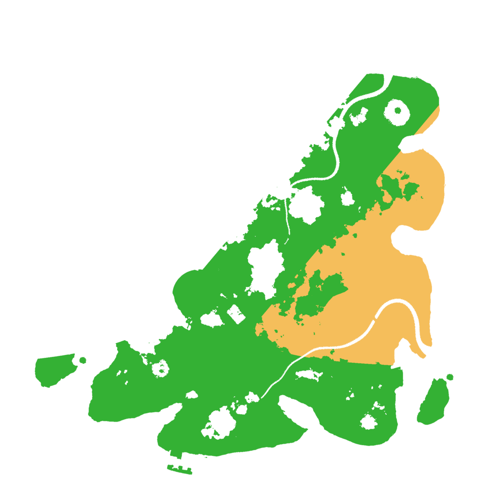 Biome Rust Map: Procedural Map, Size: 3000, Seed: 17787
