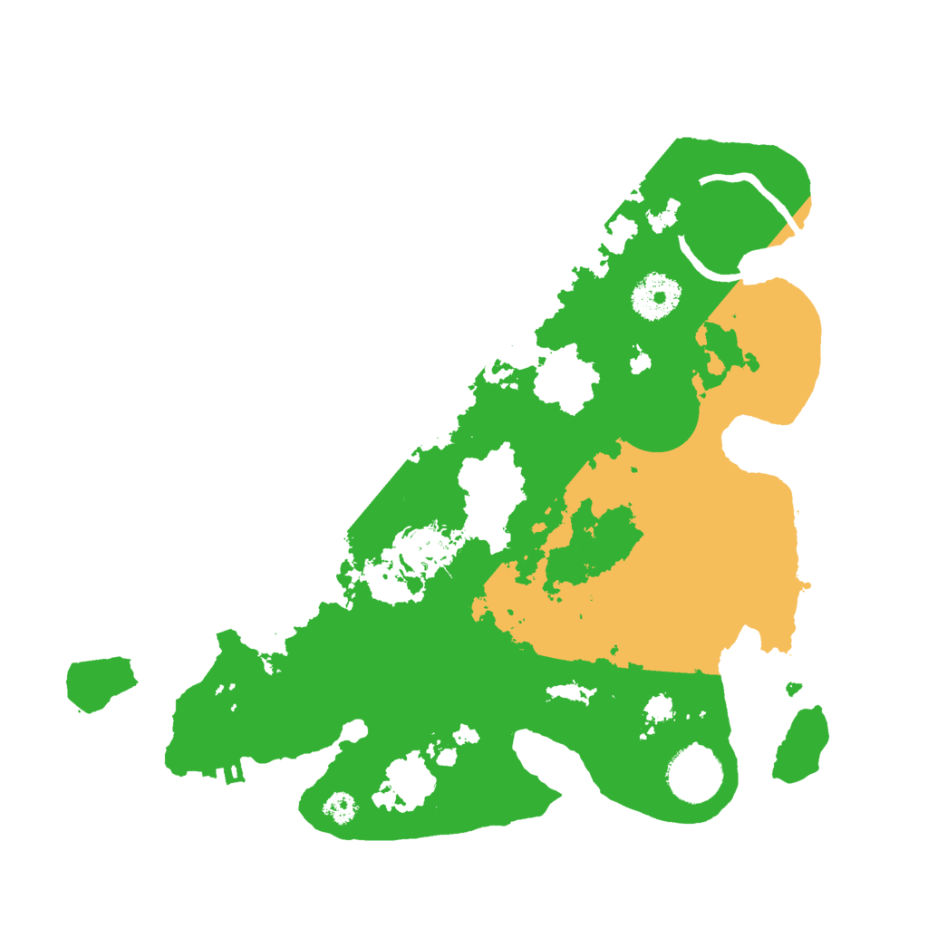 Biome Rust Map: Procedural Map, Size: 3000, Seed: 17787