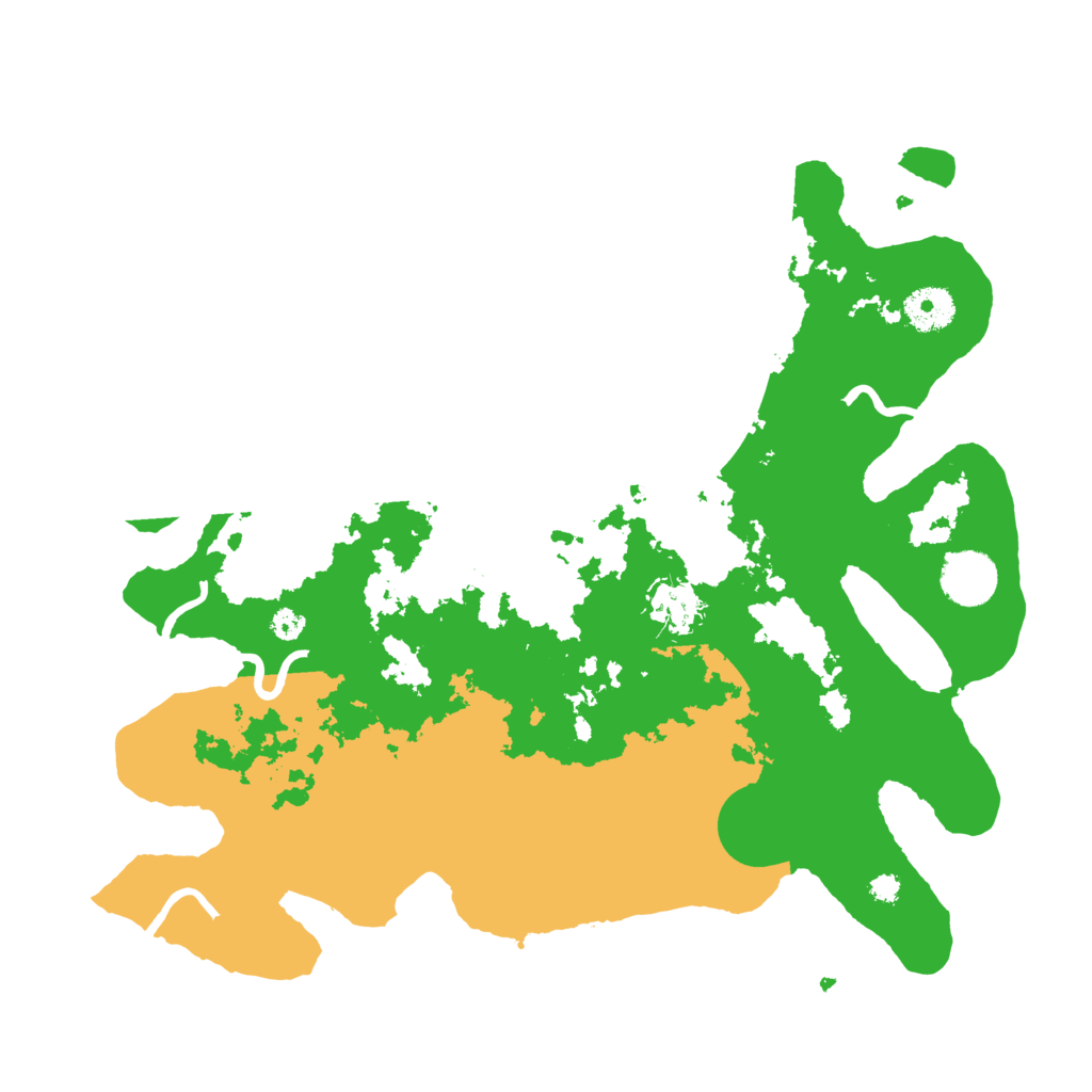 Biome Rust Map: Procedural Map, Size: 3500, Seed: 20220515