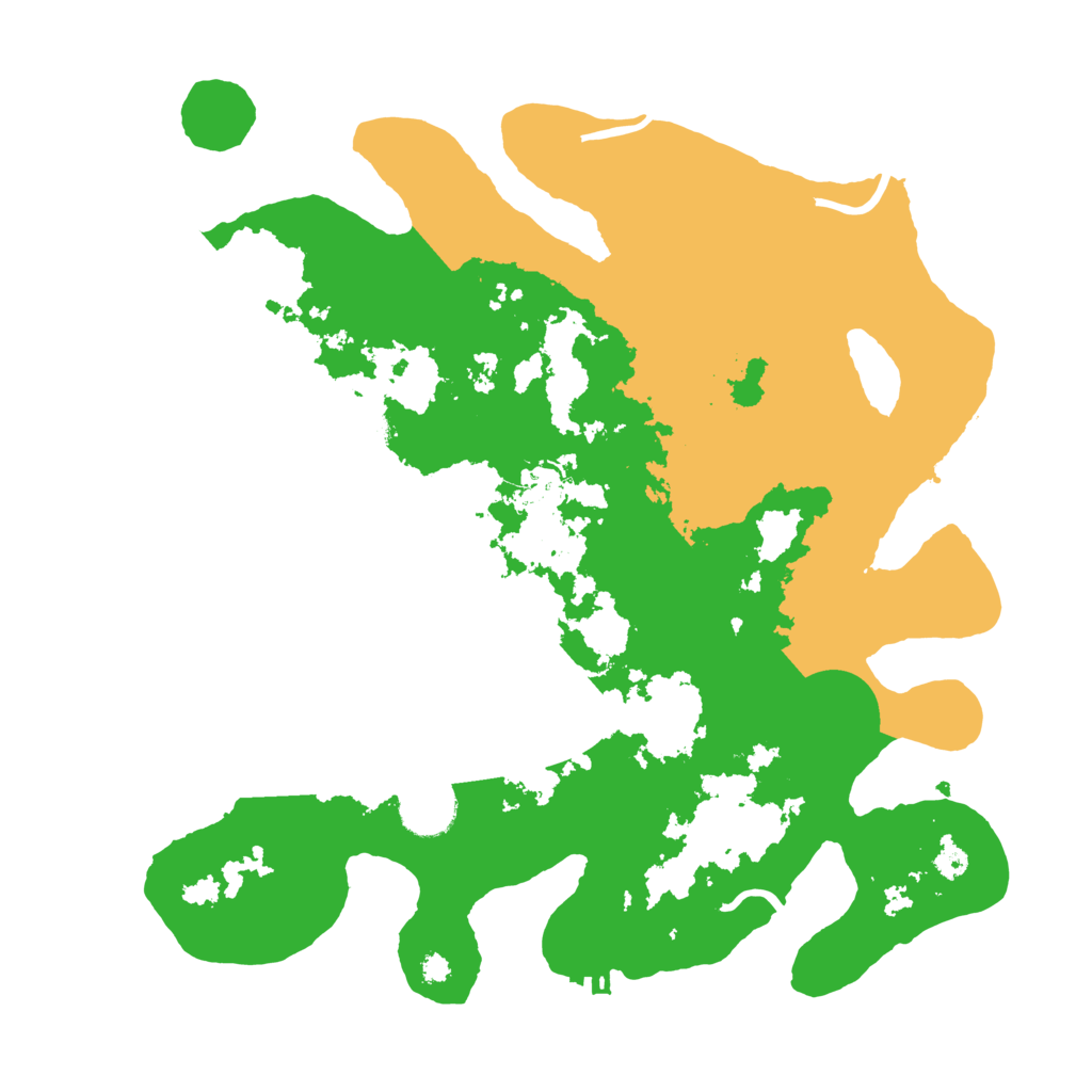 Biome Rust Map: Procedural Map, Size: 3500, Seed: 2507350