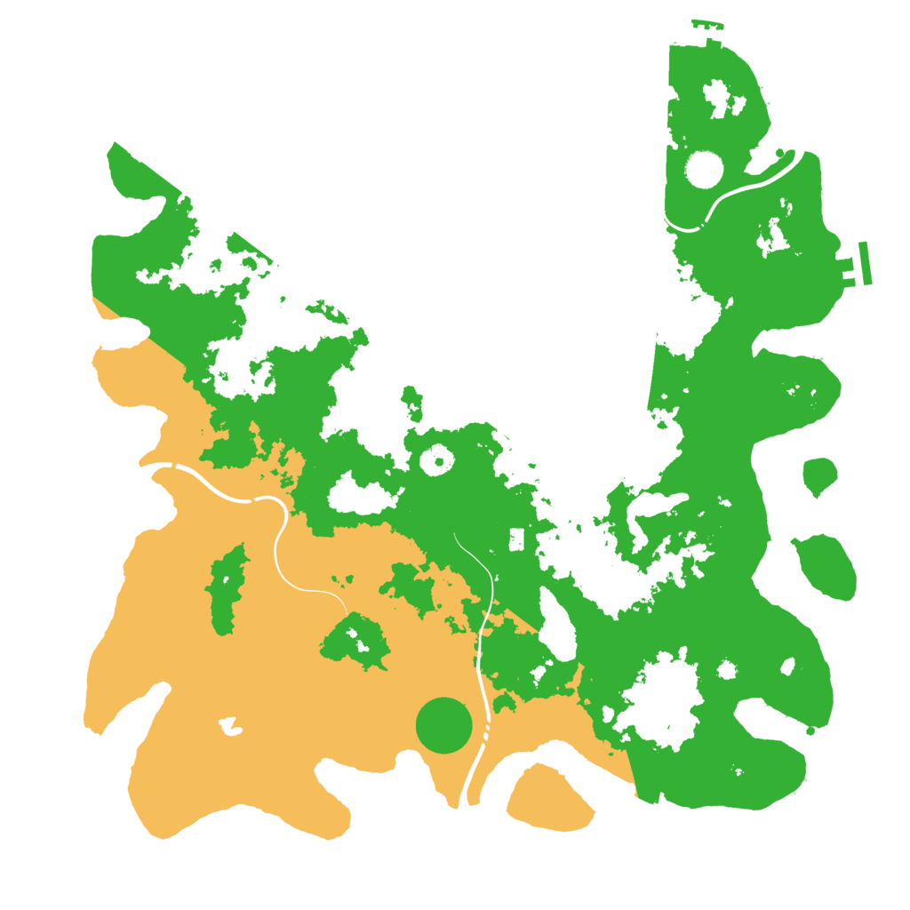 Biome Rust Map: Procedural Map, Size: 4250, Seed: 623171