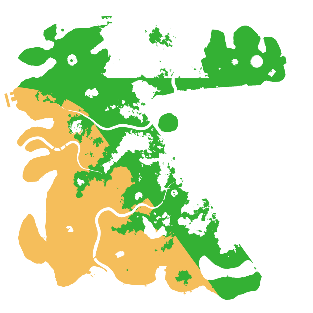 Biome Rust Map: Procedural Map, Size: 4500, Seed: 670994