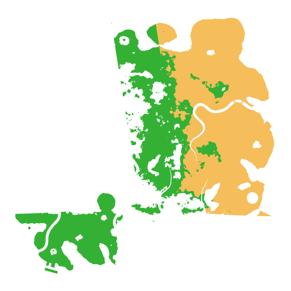 Biome Rust Map: Procedural Map, Size: 4500, Seed: 55846786