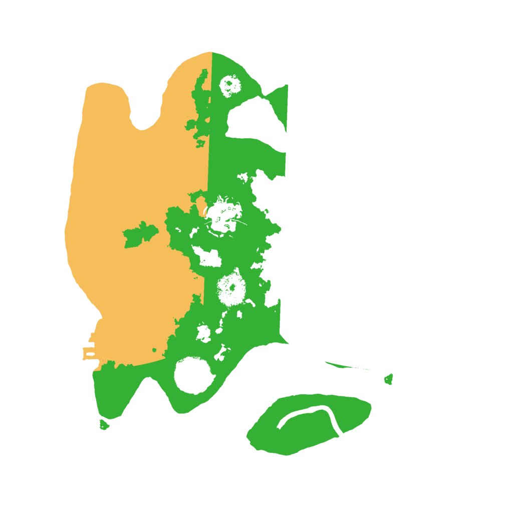 Biome Rust Map: Procedural Map, Size: 2500, Seed: 640