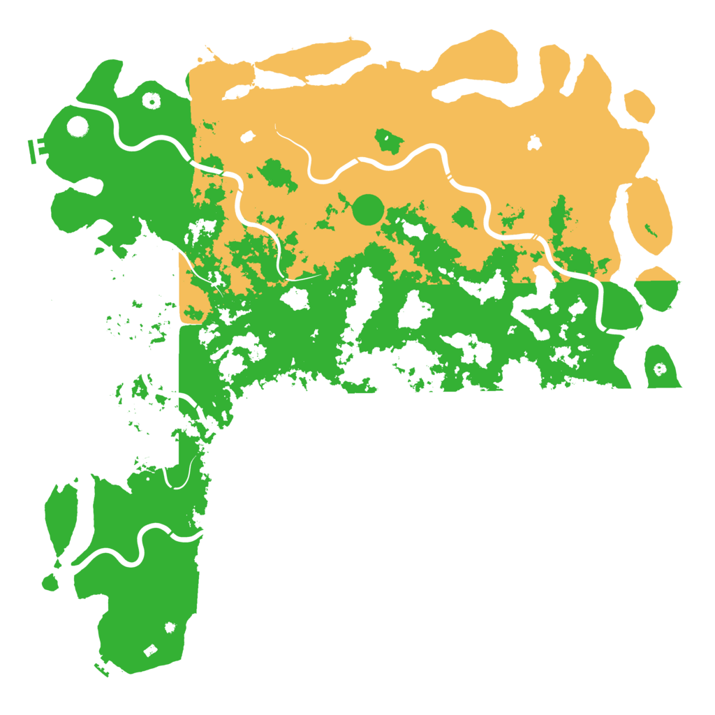Biome Rust Map: Procedural Map, Size: 6000, Seed: 26548946