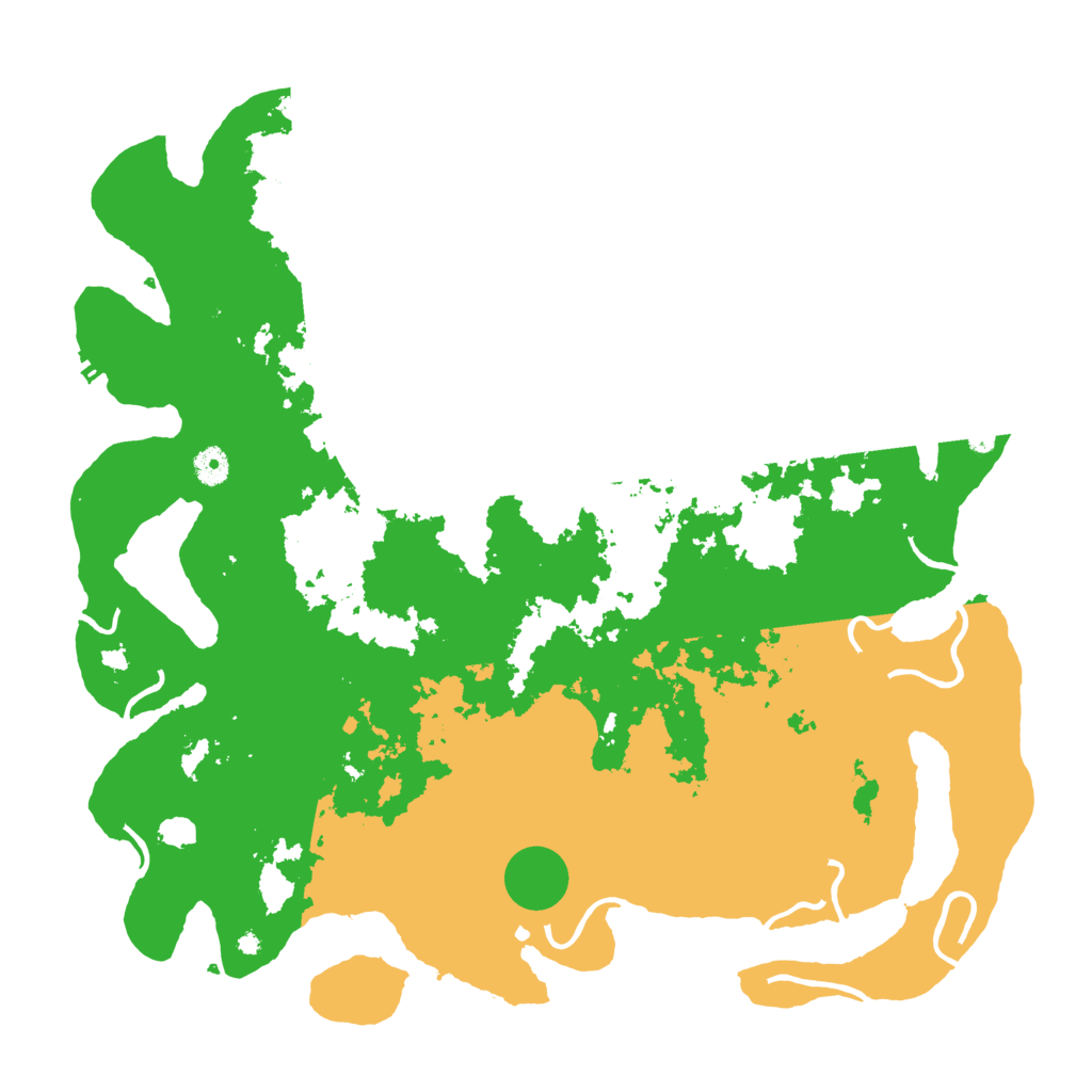 Biome Rust Map: Procedural Map, Size: 4500, Seed: 5828873