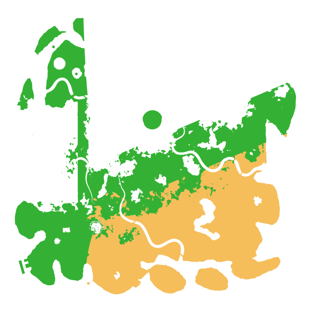 Biome Rust Map: Procedural Map, Size: 4600, Seed: 25487548