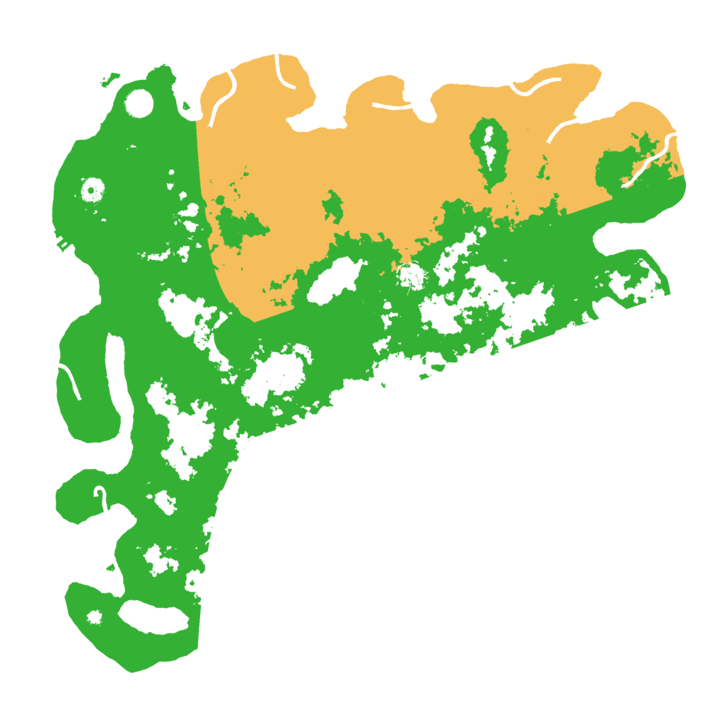 Biome Rust Map: Procedural Map, Size: 4500, Seed: 5581221