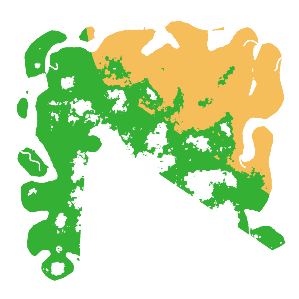 Biome Rust Map: Procedural Map, Size: 4800, Seed: 4444