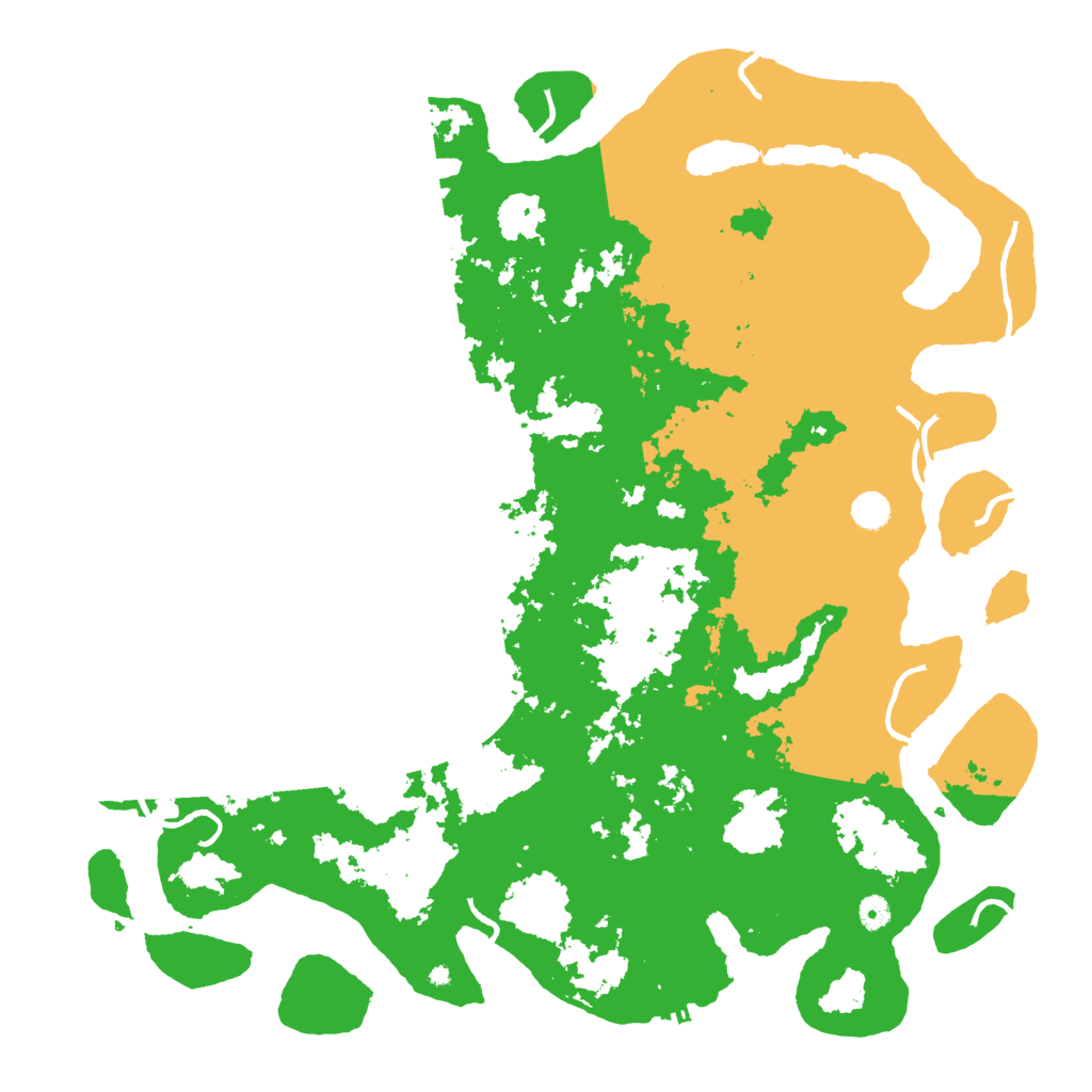 Biome Rust Map: Procedural Map, Size: 5000, Seed: 1612596502