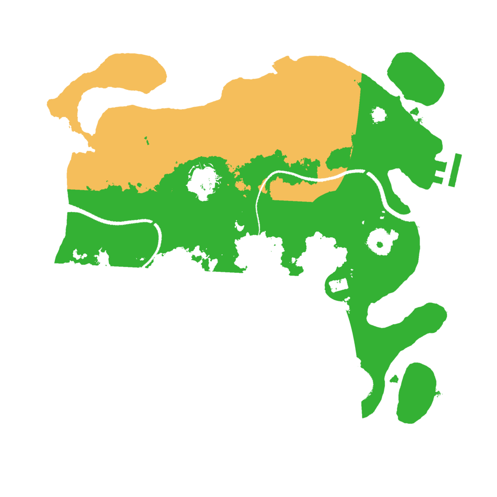 Biome Rust Map: Procedural Map, Size: 3000, Seed: 1184310088